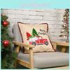 Christmas Case Pillow Holidaya Decoration Forest Elderly Sofa Cars Dress Up
