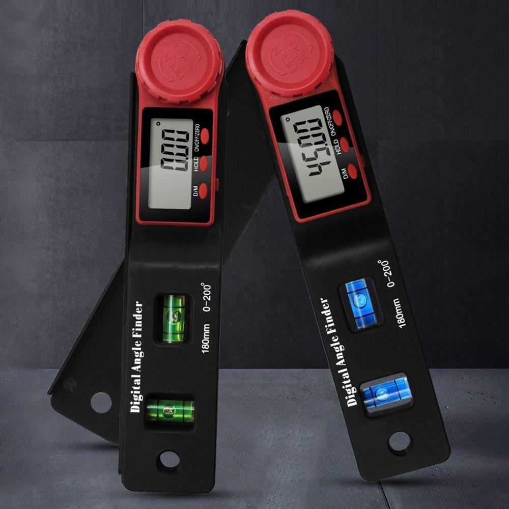 

Tool Angle Detector Electronic Goniometer Digital Instrument Angle Inclinometer Level Ruler