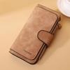 2025 Women's Long Wallet Zero Wallet Frosted Leather Handbag High-end Wallet