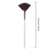 Multi-Use Fan Brush: Highlighter, Blending, Setting Powder, and Excess Powder Makeup Tool
