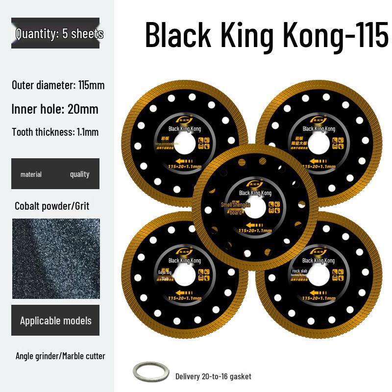 Xinchengfeng Stone Cutting Disc for Angle Grinder – Dry Cut Blade for Jade, Tile, Marble