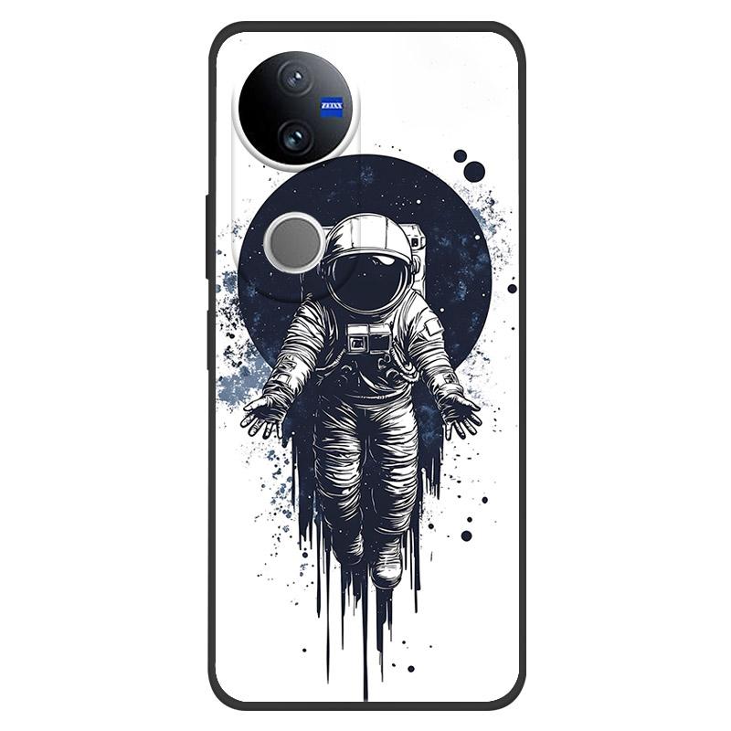 Marble Case For Vivo V50 5G Case Lovely Painted Silicone Back Cases Cover For Vivo V2427 V 50 Coque Anti Drop Protective Fundas