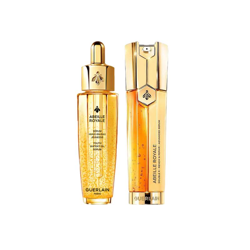 Guerlain Abeille Royale 2-Piece Repair Serum Skincare Set Watery Oil 50ml+Double Serum 50ml