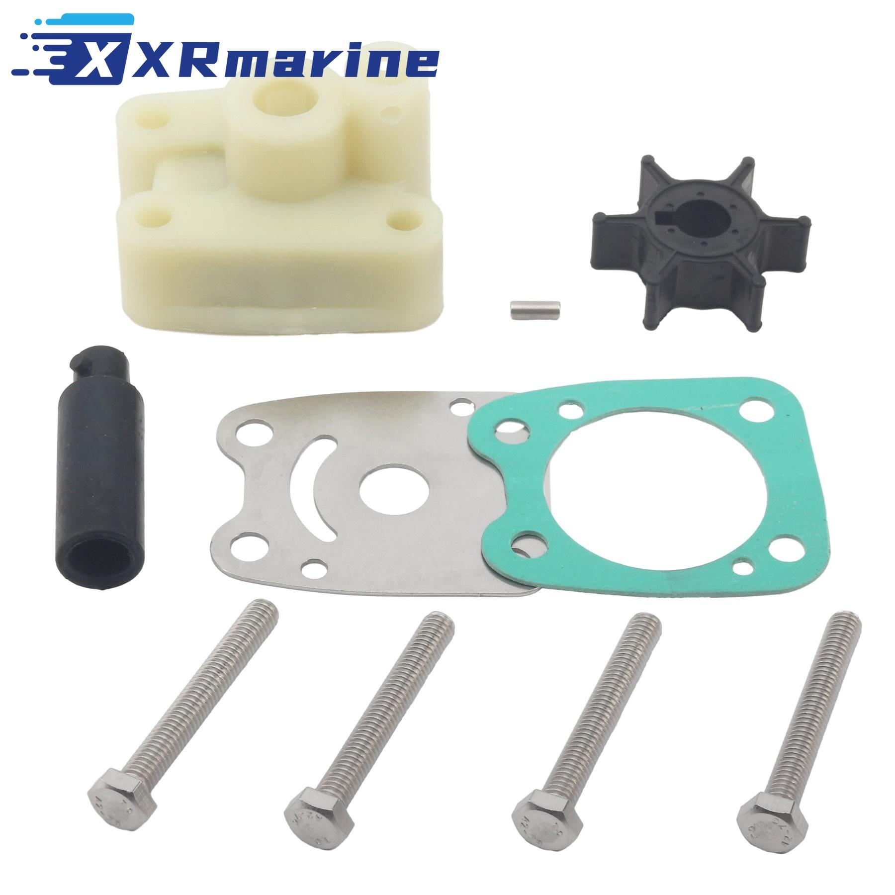 

6E0-W0078 Boat Engine Cooling System Water Pump Rebuild Kit for Yamaha 2 4 Stroke 5 4 6 HP F4 F6 4A 5C Outboard 6E0-W0078-A2 68D-W0078 6E0-W0078