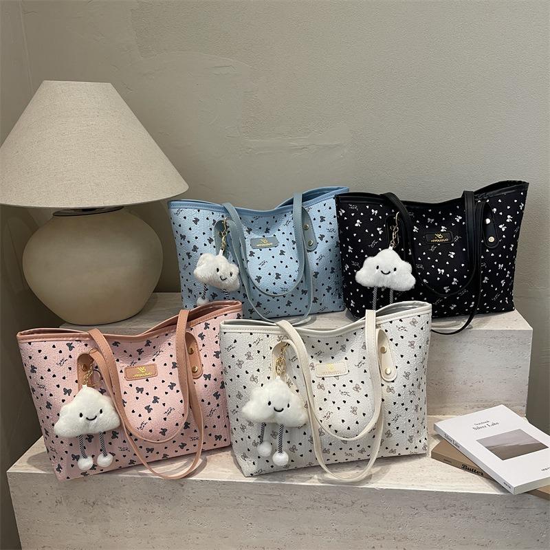 Personality simple large-capacity bag women's fashion casual texture shoulder bag spring women's tote bag