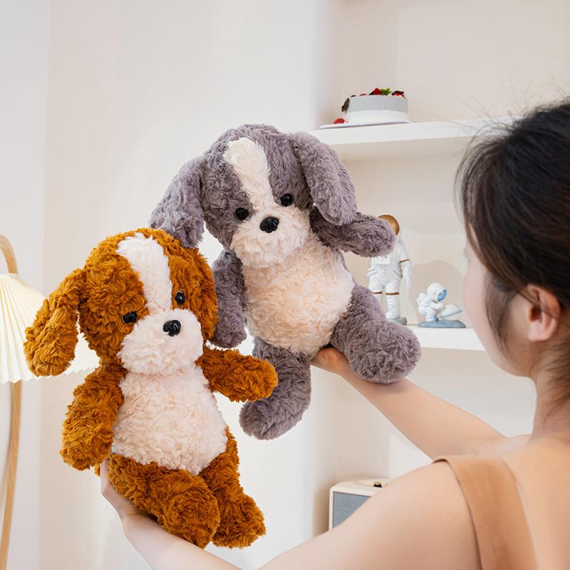 Cute Cartoon Dog Plush Toy Stuffed Soft Animal Puppy Sleep Hug Pillow Sofa Cushion For Children Kids Birthday Christmas Gifts