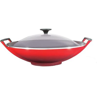 Cast Iron Wok Pan Le Creuset 36 Cm, Cherry Red (25304360600460)