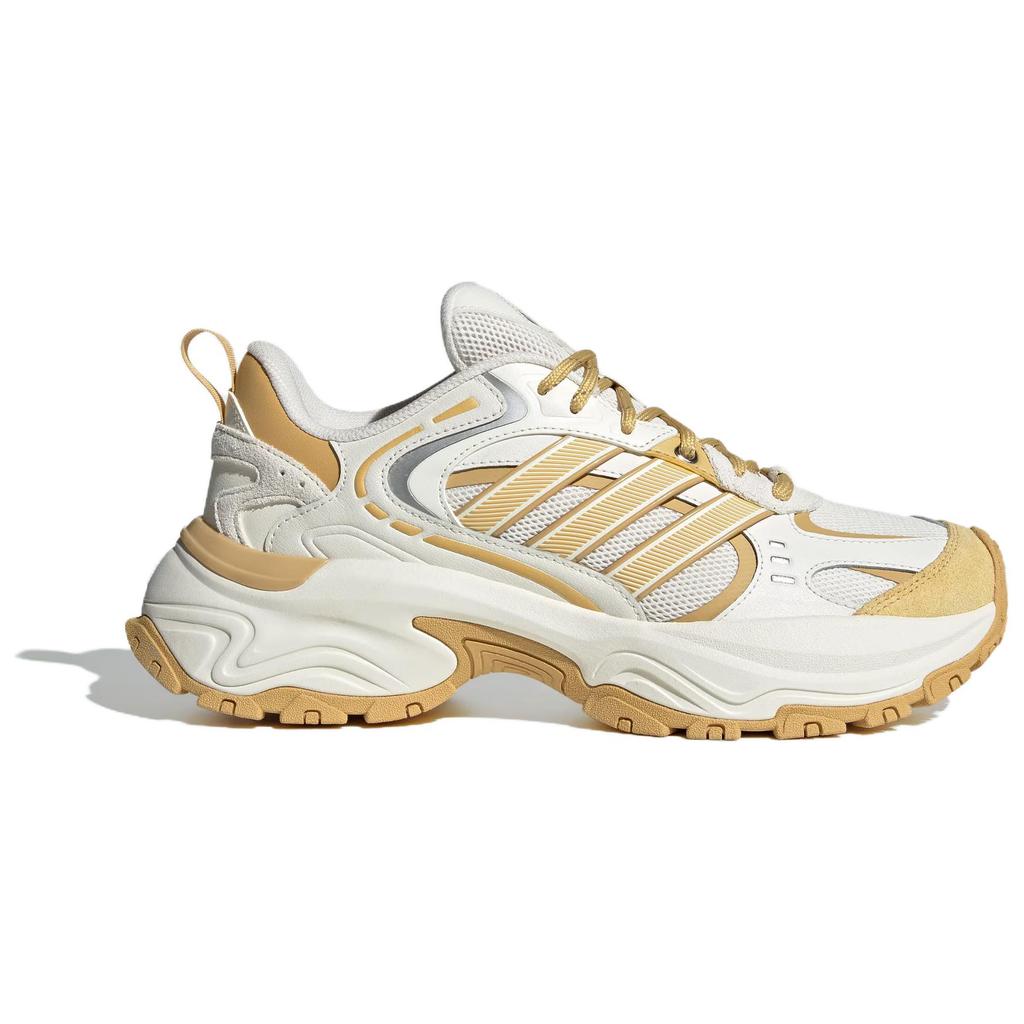 Adidas Shadow Fever Fashion Slip Resistant Durable Low Top Dad Shoes Unisex Sneakers White Yellow JQ7623