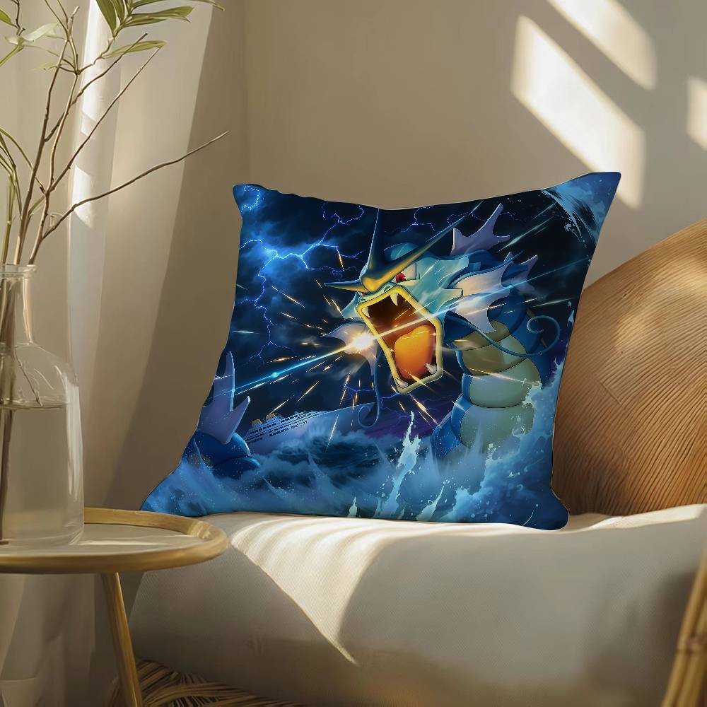 Pokemon Future Pokemon Anime Plush Pillow Cover Soft Short Plush Cushion Cover For Sofa Bedroom Home Decor Gift