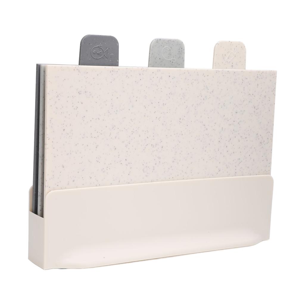 3pcs Cutting Board Smoothly Plastic Chopping Board Portable Multifunctional Vegetable Fruit Cutting