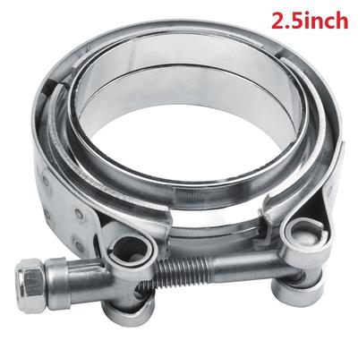 1set 2.5 Inch 63.5mm Male/Female V-Band Clamp Flange Kit Turbo Downpipe Wastegate V-band Turbo Exhaust Pipes Car Accessories
