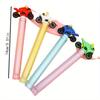 10pcs 0.5mm Creative Soft Rubber Head Cool Sports Car Motorcycle Styling Neutral Pen Black Water Pen Graffiti Hand Account Pen Stationery Gift