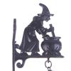 Iron Welcome Doorbell Vintage Halloween Witch Bell Shopkeeper Doorbell For Home Office Entrance Wall Mount Decor
