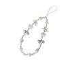 Beaded Bow Phone Case Pendant Resin Y2K Mobile Phone Charms  Wrist Hanging Decoration
