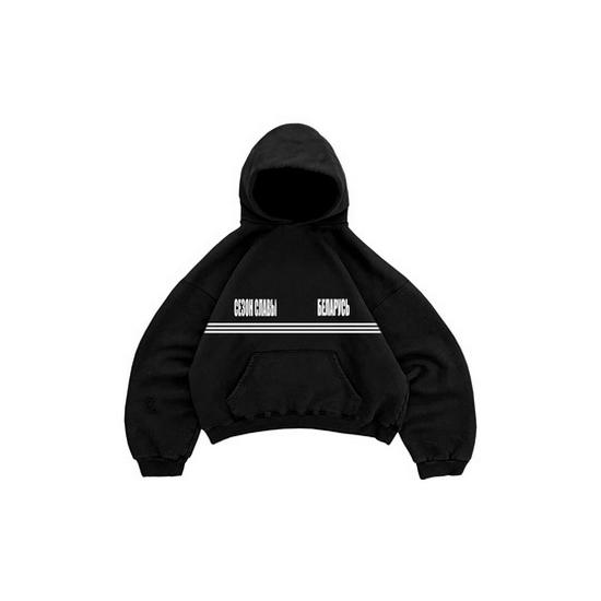 Y2K Street Style Letter Print Hooded Sweatshirt for Couples