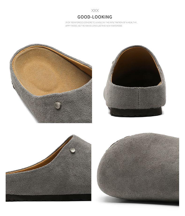 Unisex Retro Suede Slip-On Birkenstock Mules - Summer Breathable Clogs