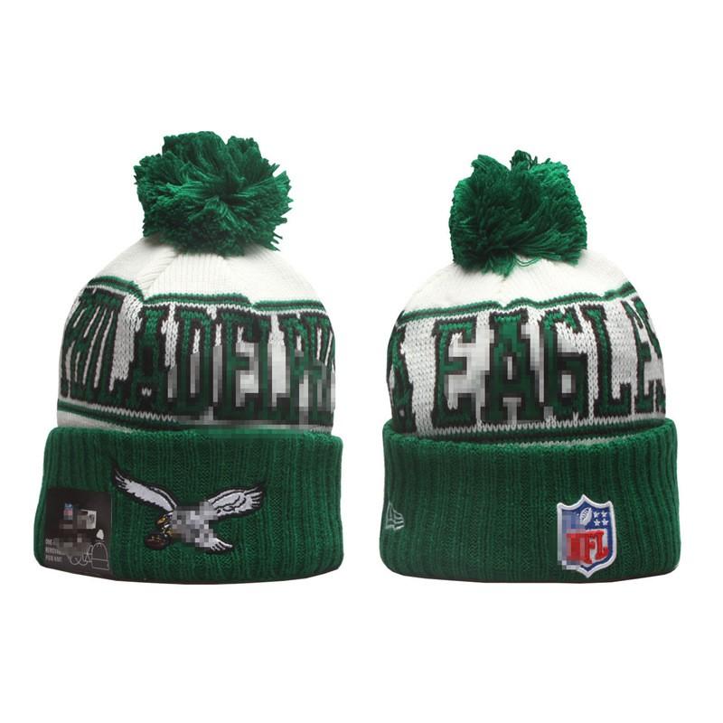Zimní pletená čepice Muži Ženy - Tým NFL Eagles Cowboys Teplá akrylová čepice Nastavitelná Skládací Reflexní