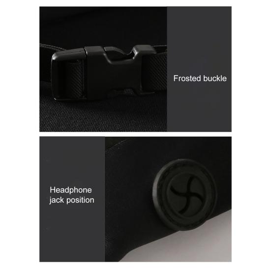 Sport Fanny Pack Double Pockets Large Capacity Multifunctional Waterproof Adjustable Storage Bag Portable Unisex Phone Holder Running Waist