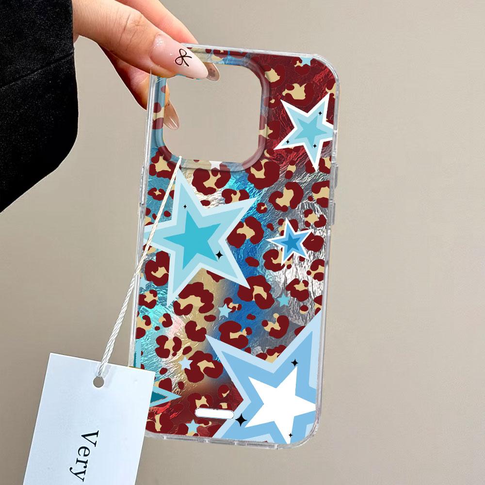 Wave Stripe Leopard Fashion Phone Case for Samsung Galaxy A16 A55 A07 A17 A56 A36 A26 A53 A06 A14 A24 A34 A54 A15 A12 A22 Cover