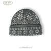 Women S Jacquard Knit Hat Winter Warm Ear Protection Large Size Cold Hat
