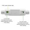 48V PoE Extender Comply with IEEE 802.3af/ 802.3at Waterproof PoE Repeater Plug and Play 10/100Mbps for PoE Switch NVR IP Camera