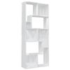 Bookshelves Book Cabinet High Gloss White 67X24x161 Cm Engineered Wood