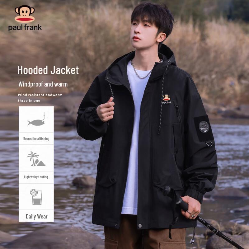 

Paul Frank Men s Casual Windproof Outdoor Jacket M