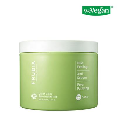 Green Grape Pore Peeling Pads 70 Sheets (container Type)