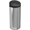 Sensor Trash Can 55L Touchless Waste Bin with Soft-Close Lid Made of Stainless Steel for Kitchen Gym