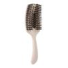 Pig Bristle Fluffy Styling Six-Claw Straightening Hollow Rib Massage Comb