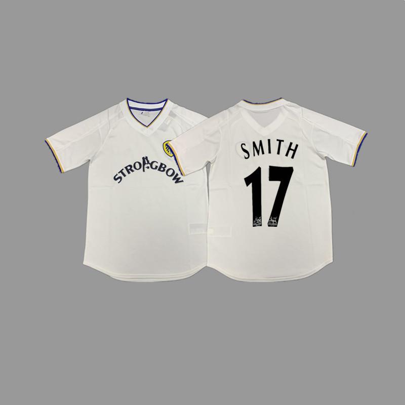 Leeds L Retro Jersey Football Jersey Classic Nostalgic Cowell Smith Jersey Game Training Jersey Short Sleeve