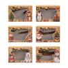 6pcs Sturdy Structure Christmas Candy Box Thick Cardboard Empty Chocolate Box  Baking Lovers