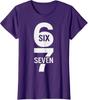 I Survived 67 Days of School Teachers Six Seven Gift Ladies' Crewneck T-Shirt