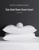 Luxury 95% White Goose Down Neck Support Pillow