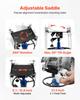 VEVOR Hydraulic Transmission Jack, 1660 lbs / 0.75 Ton Lifting Capacity Telescoping Transmission Jack with Foot Pedal, 360 degrees Swivel Wheel
