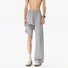 Summer Light and Thin Stomatal Quick-drying Pants Minimalist Style Wear Wide-leg Pants Design Sense Deconstruction Sports and Leisure Trousers Men