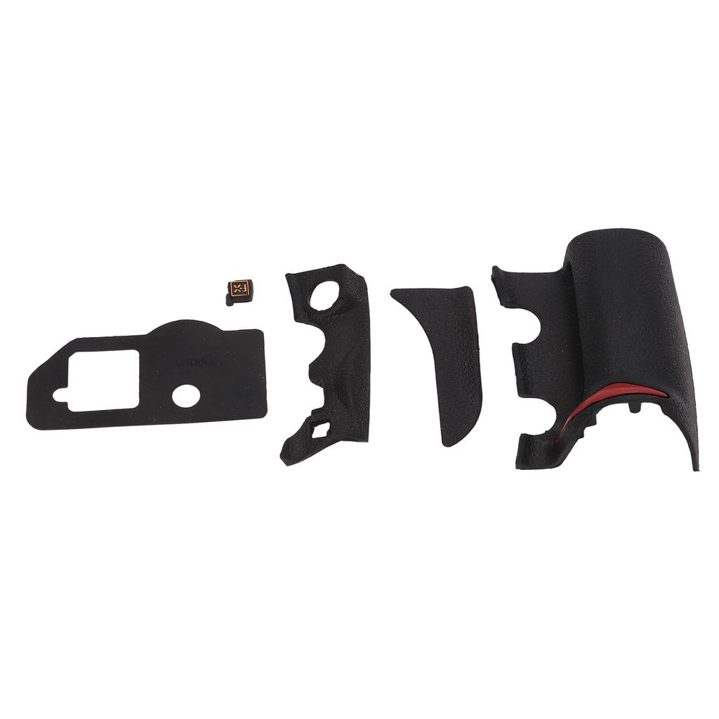 Kamera Gehäuse Schalen Set Griff Daumen Unterseite Gummiabdeckung Ecketikett für Nikon D700 SLR Kamera