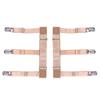 1 Pair Elastic Shirt Holder Stays Three Clip Thigh Suspender Garter Socks Fastener Clip  Men Women