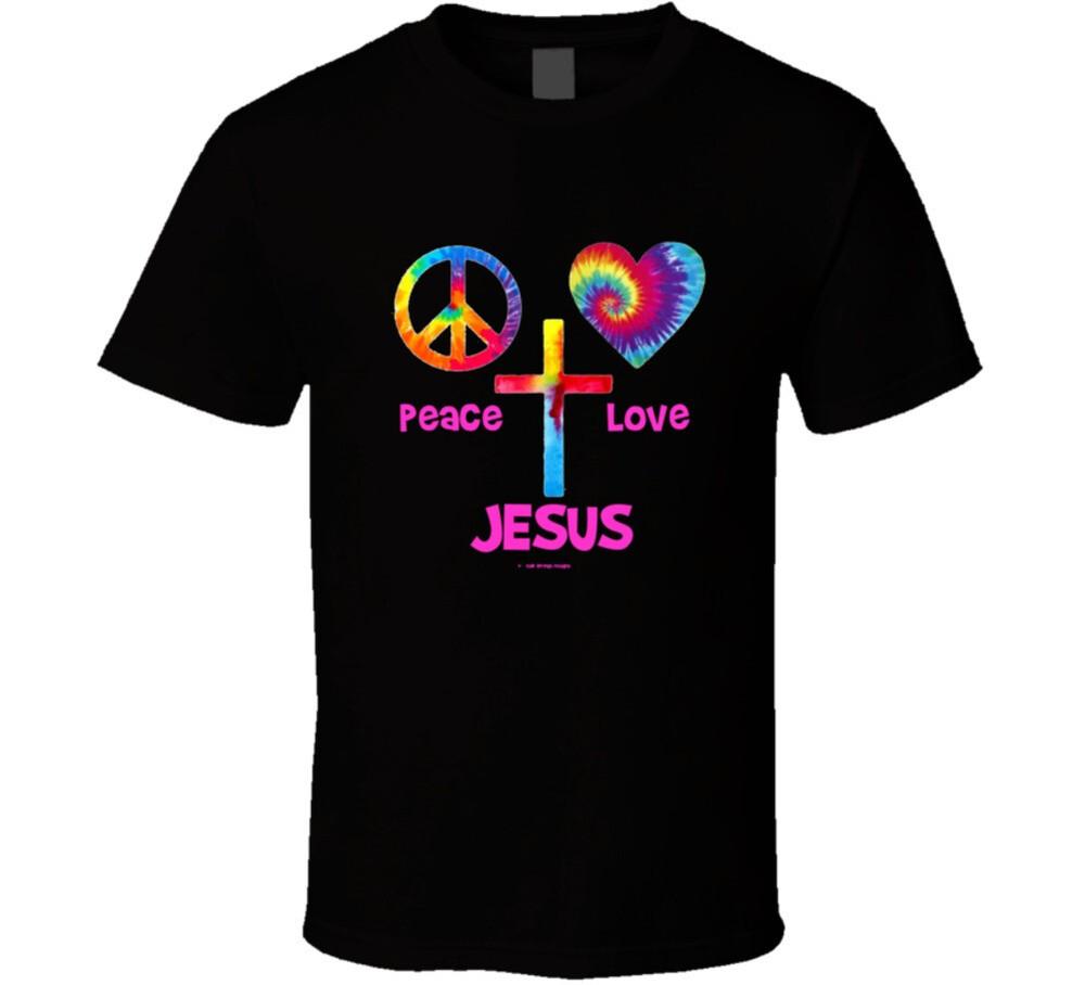 Peace Love Jesus Christian Bible Cold Springs Designs Gift T-Shirt