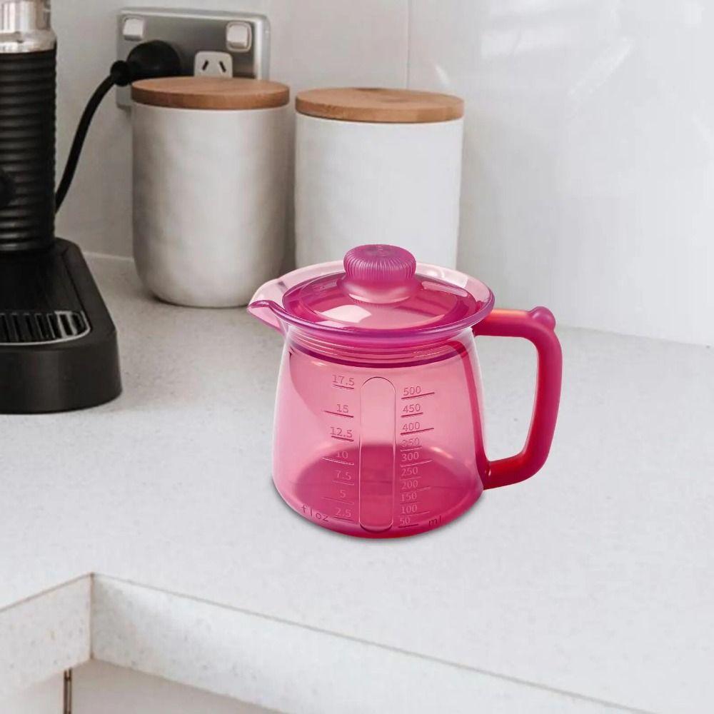 Leakproof Oil Dispenser 500ml Capacity Coffee Carafe Easy to clean Milk Jug  Household Kitchen