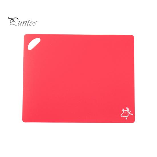 

Нескользящая разделочная доска без бисфенола-А, гибкий складной коврик для резки, тонкая разделочная доска с подвесным отверстием для мяса и овощей красный