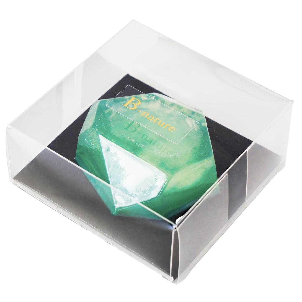 Fujiei Jewelry Jade Solid Face Hand Natural Pleasant Made in B-nature Soap, Soap, Fragrance, Wash, Wash, Gemstone, Stone, Fragrance, Vegetable-Based