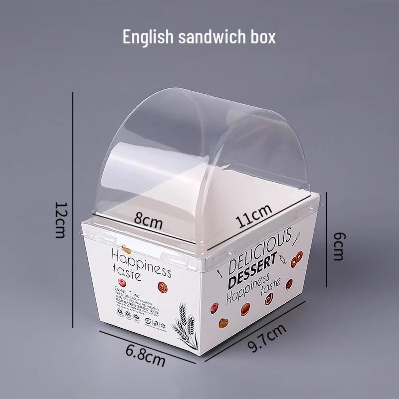 AVADEN Sandwich & Dessert Takeout Boxes