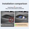For Tiguan L Pro 2025 2026 Central Control Storage Box, Double Layer Waterproof Anti-Slip Car Organizer with Privacy Cover