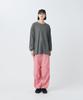 Snow Peak Summer Wool Stripe Long Sleeve and Long Sleeve Size T-Shirt CS-26SU006 (Cut Sew, T-Shirt, Men's/Women's, GREIGE, M)