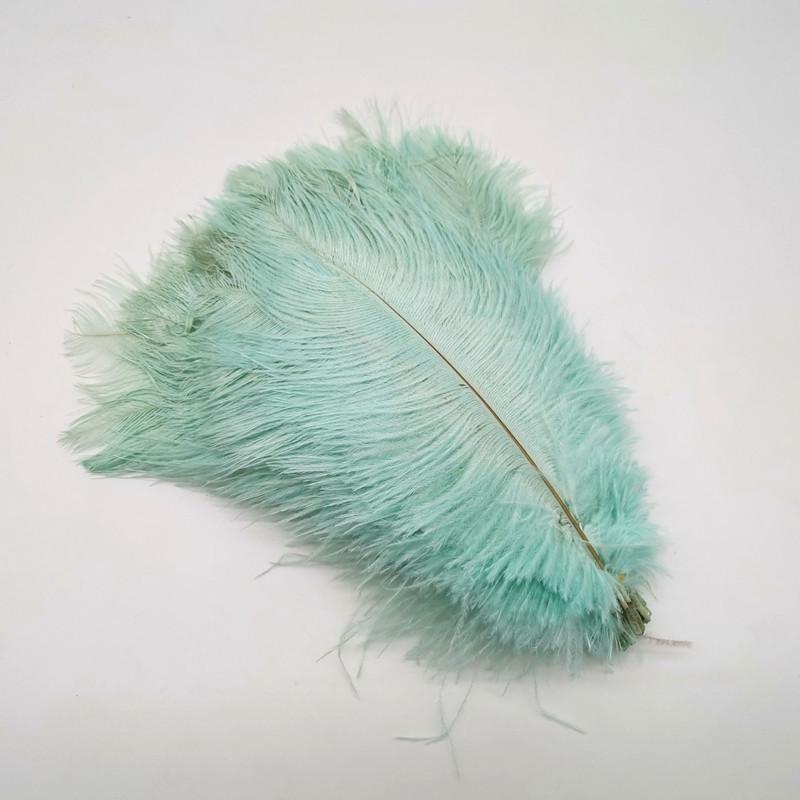 10Pcs Natural Dyed Fluffy Soft Ostrich Feather Handmade Diy Embroidery Feather Jewelry Making Dress Wedding Dress