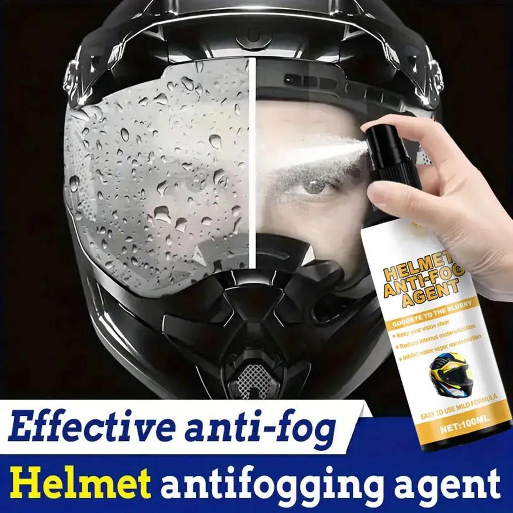 100ml Motorcycle Helmet & Car Anti-Fog Spray Durable Nano Coating Fluid Enhances Visibility Defogger For Lens Glasses Goggles