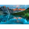 Sunset Mountains Sky Posters Sea Landscape Canvas Painting Natural Scenery Wall Art Pictures Living Room Home Decor Gift Poster