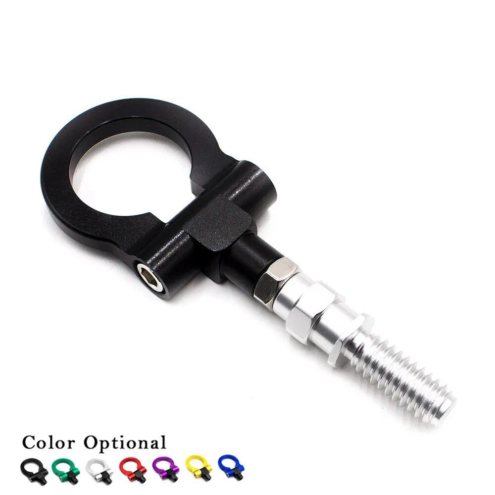 

Автомобильный стиль, гоночные буксировочные крючки для прицепа для европейских передних и задних буксировочных стержней, алюминиевая заготовка, черный, красный, золотой, зеленый, синий чёрный