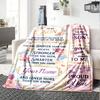 Love Letter To Daughter Customize Your Name Blanket With Warmth Comfort And Softness It'S Perfect For Home Use A Nap Blanket An Office Sofa Blanket A